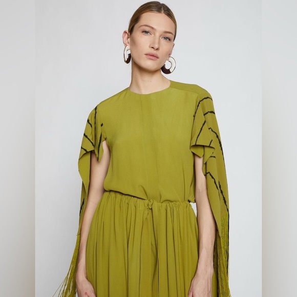 Proenza Schouler Dresses & Skirts - Proenza Schouler Tie Dye Fringe Tunic Dress